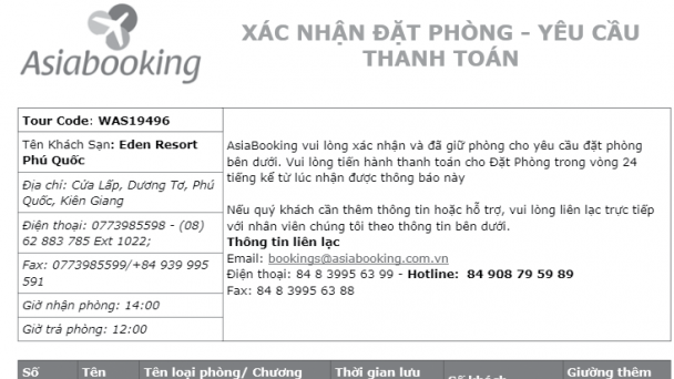 “Bẫy” Asiabooking moi tiền khách du lịch